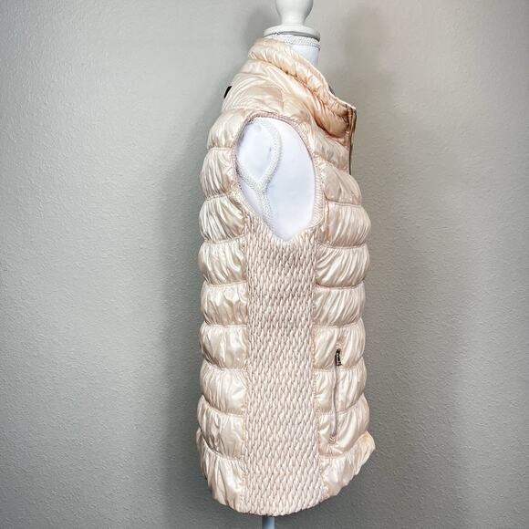 Calvin Klein Performance Women’s Down Filled Quilted Vest Blush Pink Medium Zip - Picture 4 of 10